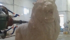stone art lion