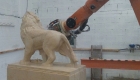 stone art lion