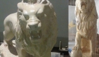 stone art lion