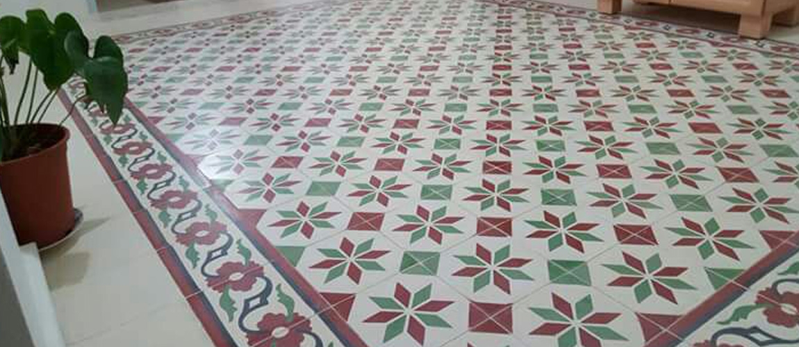antique encaustic cement tiles