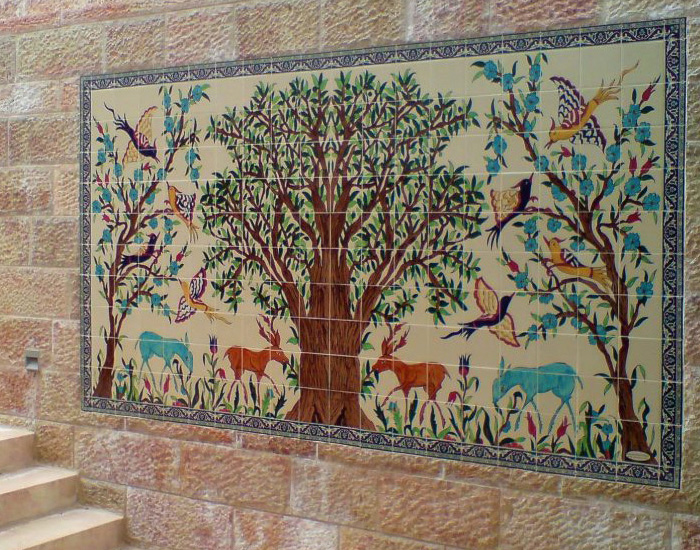 קרמיקה ארמנית ציור קיר