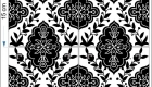 hand painted armenian  black and white tiles
