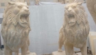 stone art lion