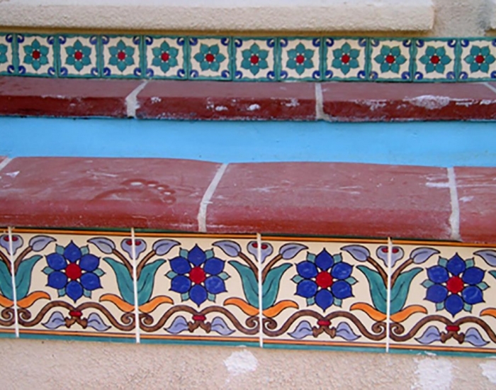 Armenian ceramics stairs