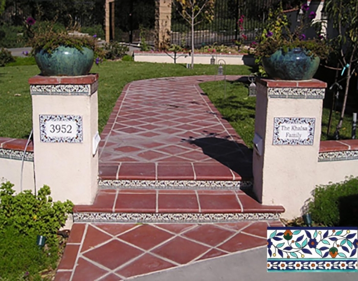Armenian ceramics stairs