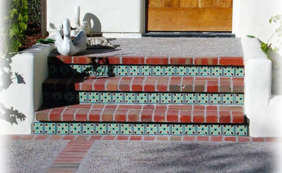Armenian ceramics stairs
