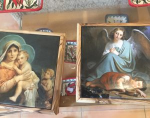 hand painted Armenian ceramic tiles